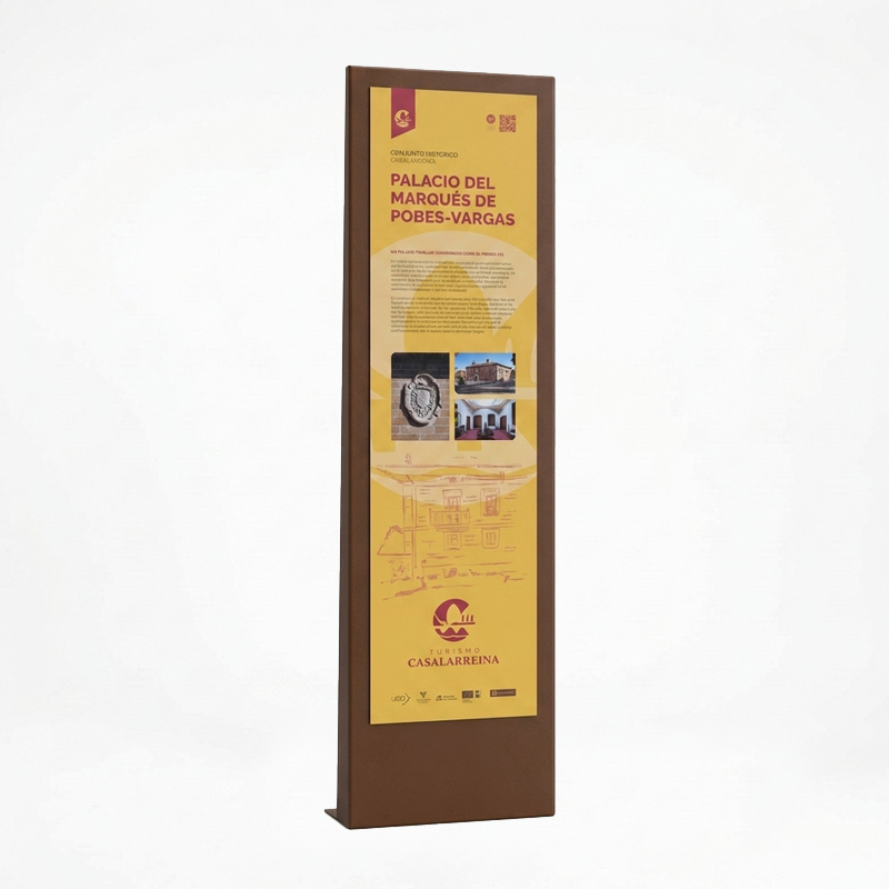 Totem Urbano Acero Exterior